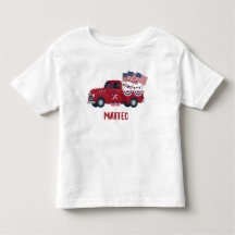 Personalisiertes T-Shirt zum 4. Juli mit Pick Up T