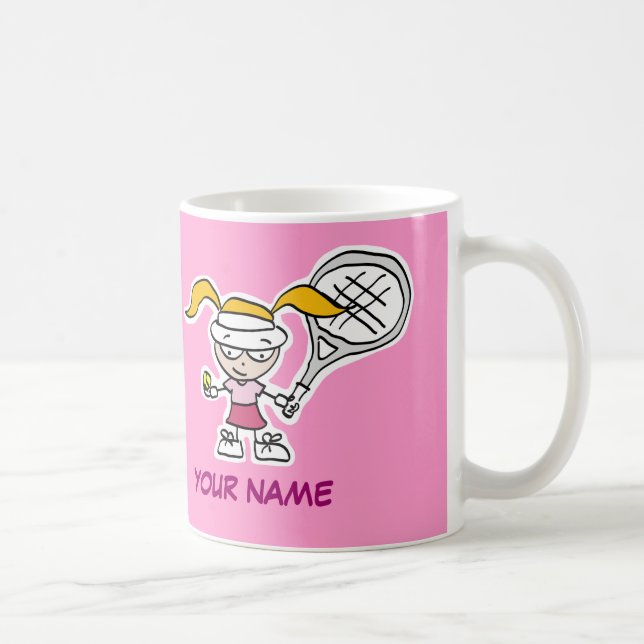 Personalisiertes Tasse mit niedlichem Cartoon (Rechts)