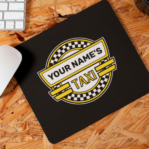Personalisiertes Taxi-Zeichenmousepad Mousepad