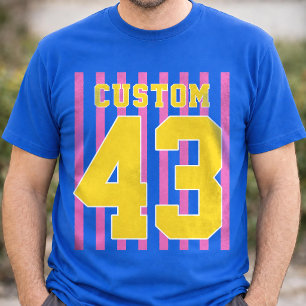 Personalisiertes Team-Name-Nummer-Spieltag-T-Shirt T-Shirt
