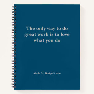 Personalisiertes Team Slogan-Adressbuch Notizbuch
