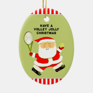personalisiertes Tennis-Geschenk Keramik Ornament