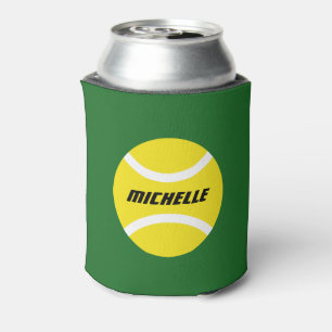 Personalisiertes Tennis Party Flasche und Dosenküh Dosenkühler