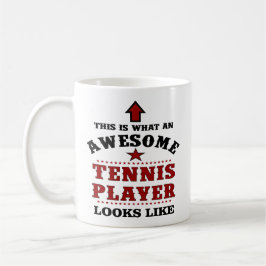 Personalisiertes Tennis-Player-Geschenk Kaffeetasse