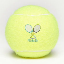 Personalisiertes Tennis Racket und Ball Tennis Bal