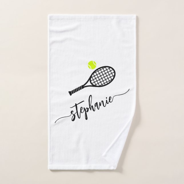 Personalisiertes Tennis Skript Handtuch (Handtuch)