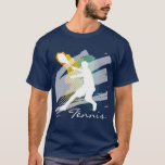 Personalisiertes Tennis-T-Shirt für Männer T-Shirt<br><div class="desc">Personalisiertes Tennis-T-Shirt für tennisplayers und Fans. Für persönlichen Gebrauch oder als nettes Tennisgeschenk. Imagewear spezialisiert sich auf Tennist-shirts und Tennisgeschenke für Männer,  Frauen und Kinder. Sehen Sie eine große Auswahl der einzigartigen Tennisprodukte in unserem Geschäft an. Viele Einzelteile können mit Ihrem persönlichen Text oder Namen auch personlized.</div>