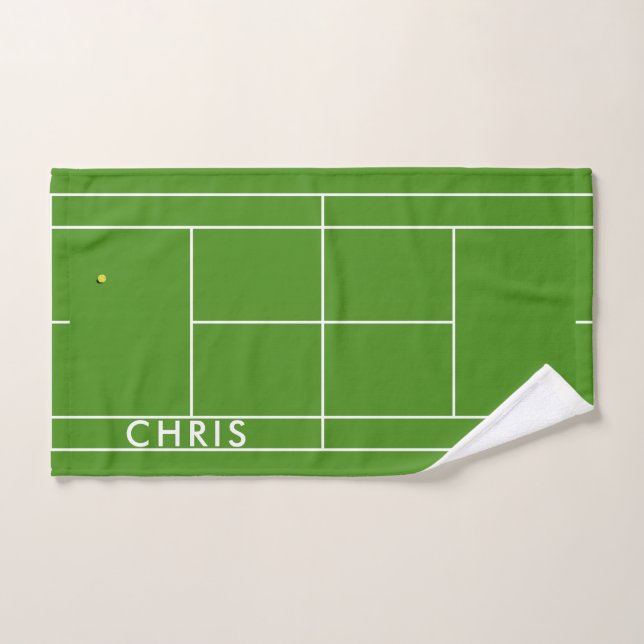 Personalisiertes Tennishandtuch Handtuch (Handtuch)