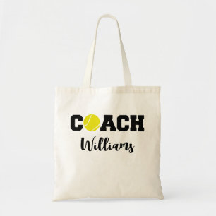 Personalisiertes Tennislehrerteam Tragetasche
