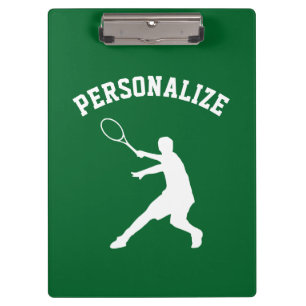 Personalisiertes Tennistrainer-Coach-Zubehör indiv Klemmbrett