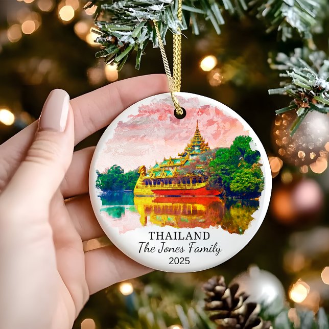 Personalisiertes thailändisches Ornament, thailänd Keramik Ornament (Von Creator hochgeladen)