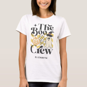 Personalisiertes The Boo Crew Halloween T-Shirt