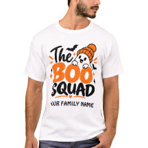 Personalisiertes The Boo Squad Halloween T-Shirt