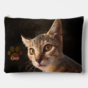 Personalisiertes Tier-Foto-Katze-Hund-Sake-Vorlage Zubehörtasche