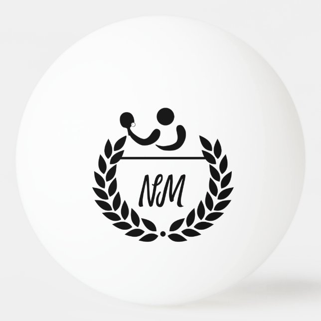 Personalisiertes Tischtennis Tischtennisball (Vorderseite)