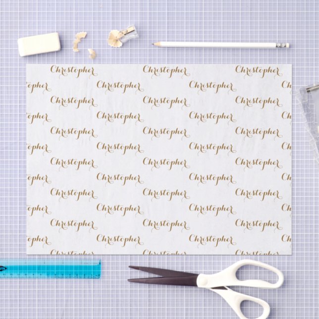 Personalisiertes Tissue-Papier mit individuellem N Seidenpapier (Handwerk)