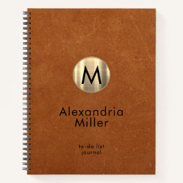 Personalisiertes To-Do-List-Journal-Kabel Notizbuch