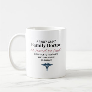 Personalisiertes tolles Zitat vom Hausarzt Kaffeetasse