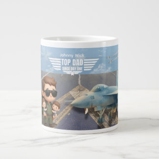 Personalisiertes Top-Vater-Geschenk für Vater/Lust Jumbo-Tasse