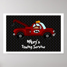 Personalisiertes Towtruck Poster
