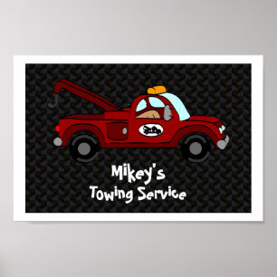 Personalisiertes Towtruck Poster