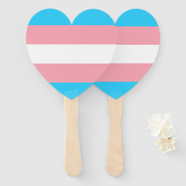 Personalisiertes Transgender-Flag Fächer