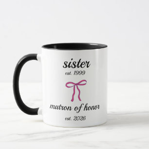 Personalisiertes Trauzeugin Hochzeitsgeschenk für  Tasse