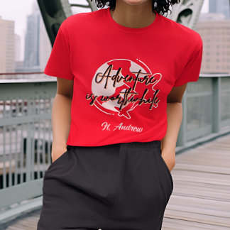 Personalisiertes Trendy Adventure-T-Shirt T-Shirt