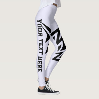 Personalisiertes tribal Stern Design Lavendel Leggings