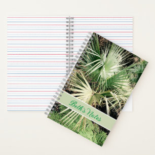 Personalisiertes Tropical Graphic Palm Tree Notebo Notizbuch