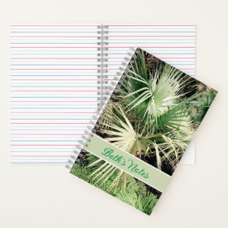 Personalisiertes Tropical Graphic Palm Tree Notebo Notizbuch