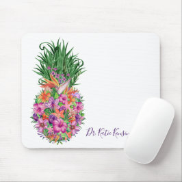 Personalisiertes tropisches Ananas Mousepad