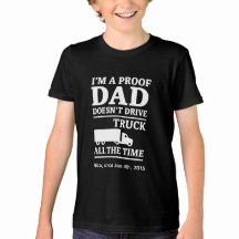 Personalisiertes Trucker-Dad-Kinder-Shirt