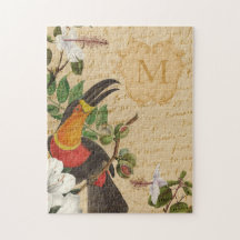 Personalisiertes Tukan-Monogramm