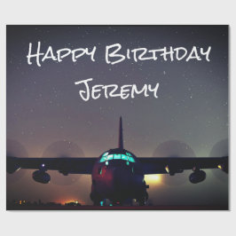 Personalisiertes Turboprop-Triebwerk KC-130 Geschenkpapier