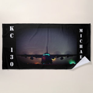 Personalisiertes Turboprop-Triebwerk KC-130 Strandtuch