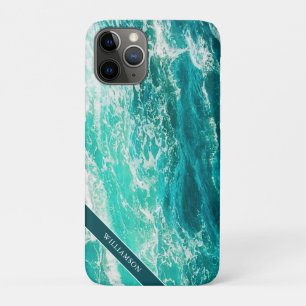 Personalisiertes Türkis - Meer und Wellen Case-Mate iPhone Hülle