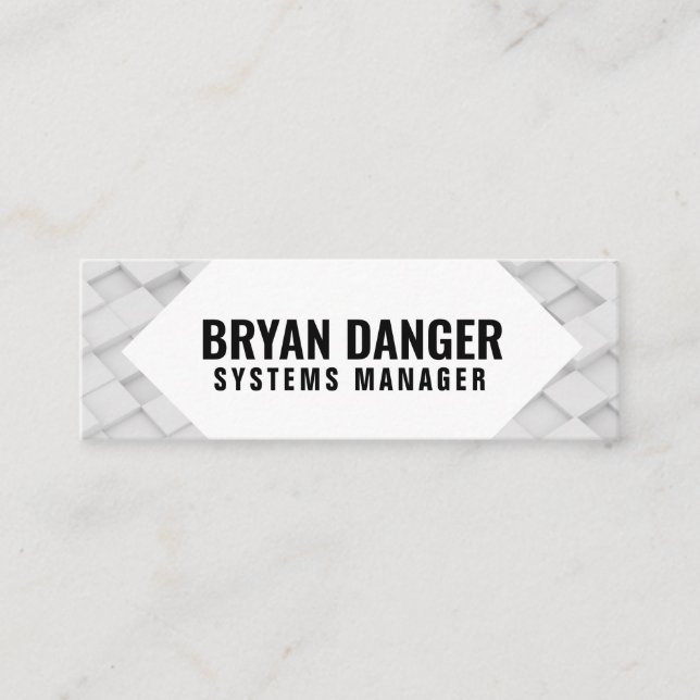 Personalisiertes Twitter "Box World" Mini Visitenkarte (Vorderseite)