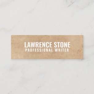 Personalisiertes Twitter "Texturierte Papiere" Mini Visitenkarte