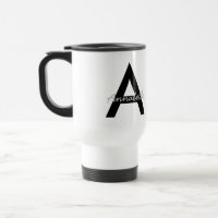 Personalisiertes Typografie-Monogramm