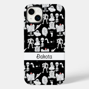 Personalisiertes UFO, Alien, Bigfoot Cryptid iPhone 14 Plus Hülle