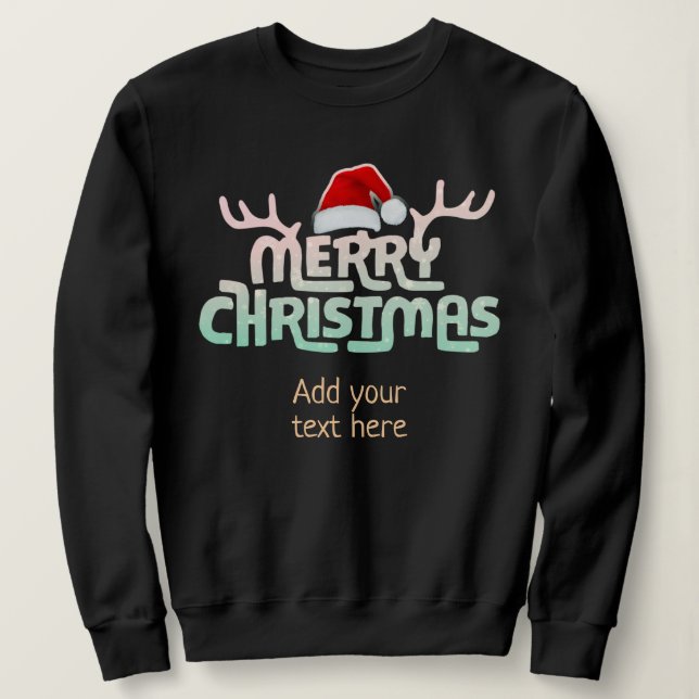 Personalisiertes Ugy Christmas Sweatshirt Sweater (Design vorne)