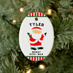 personalisiertes ultimatives Frisbee-Sammelobjekt Keramik Ornament