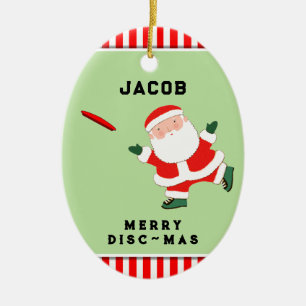 personalisiertes ultimatives Frisbee-Sammelobjekt Keramik Ornament