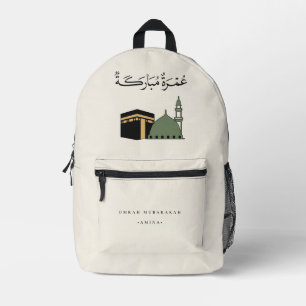 Personalisiertes Umrah Mubarak Bedruckter Rucksack