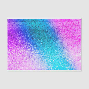 Personalisiertes Unicorn Ombre Seidenpapier