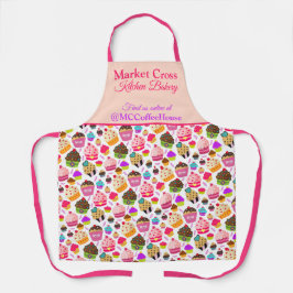 Personalisiertes Unternehmen Cupcake Bakery Schürze
