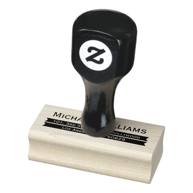 Personalisiertes Unternehmen für moderne Rücksende Gummistempel (Stempel)