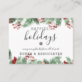 Personalisiertes Urlaubsgeschäft Visitenkarte