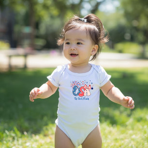Personalisiertes USA-Baby-Body Baby Strampler